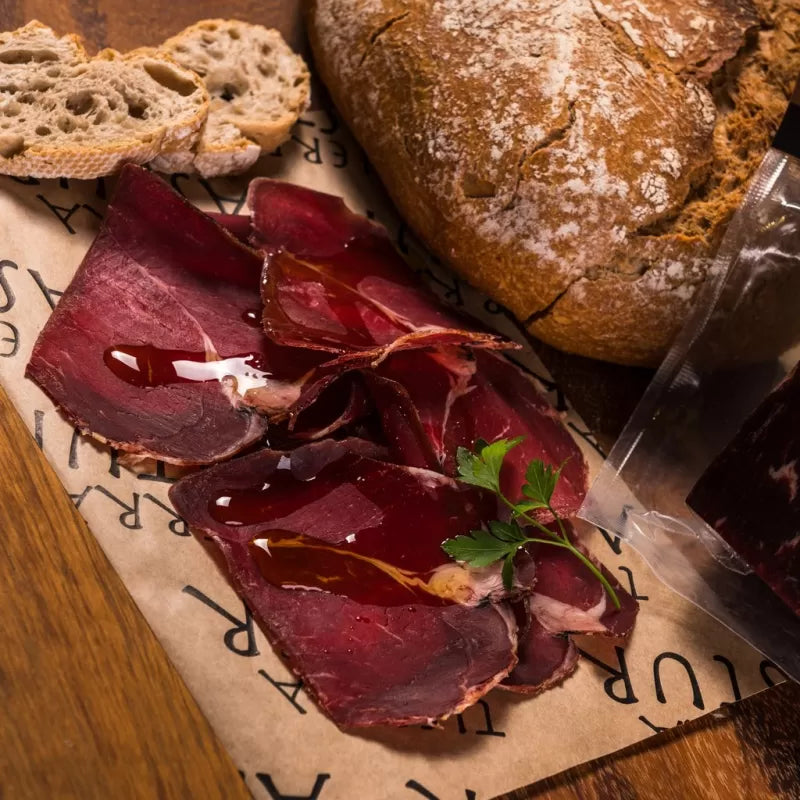 Gildas de cecina y queso: la gilda de tierra