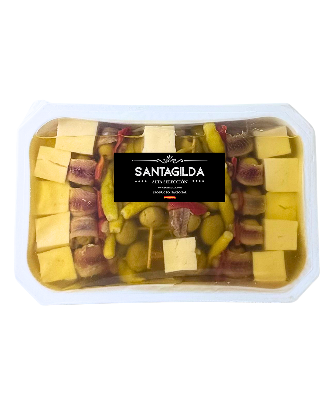 TARRINA 45 GILDAS QUESO CON ANCHOA DEL CANTÁBRICO