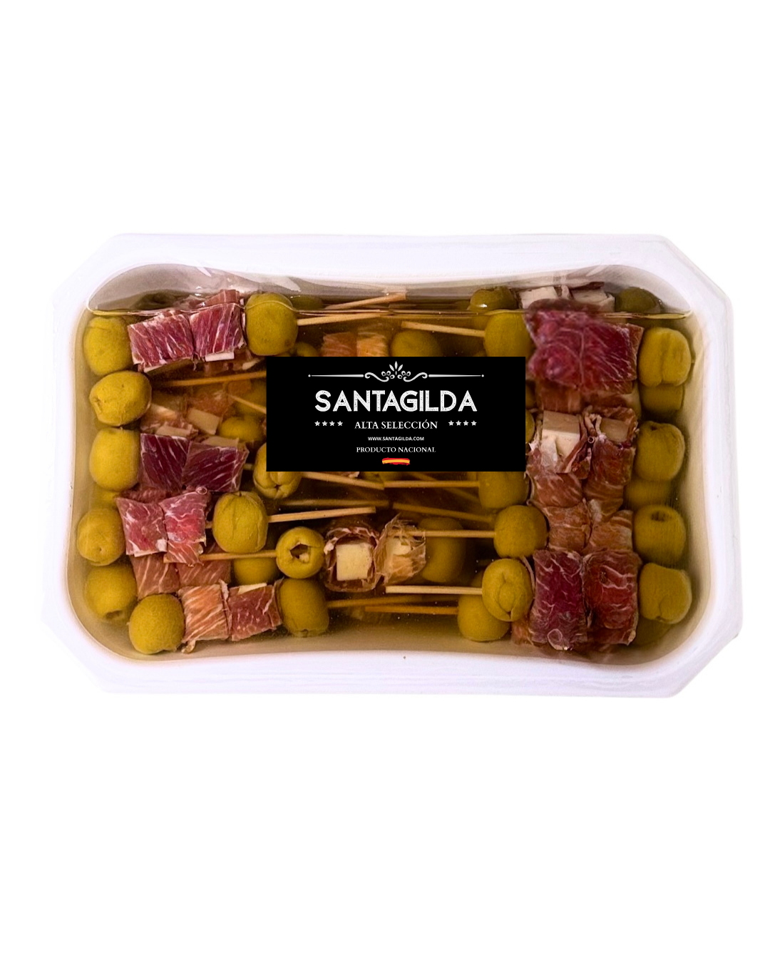 TARRINA 55 ENROLLADITOS DE CECINA Y QUESO