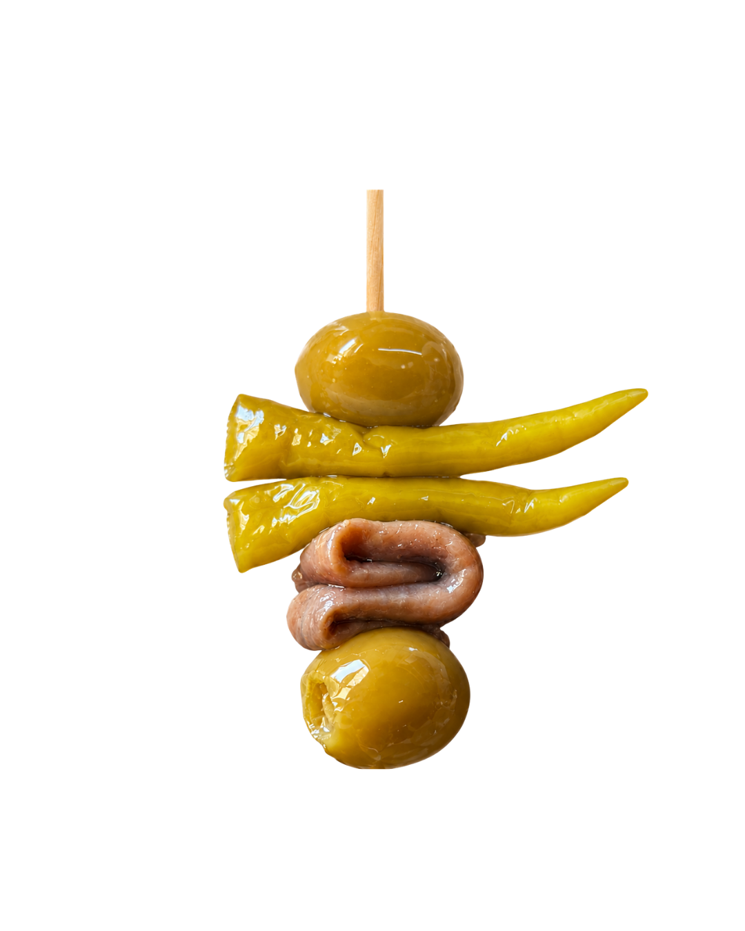 Gildas de anchoa del Cantábrico con piparra de SANTAGILDA
