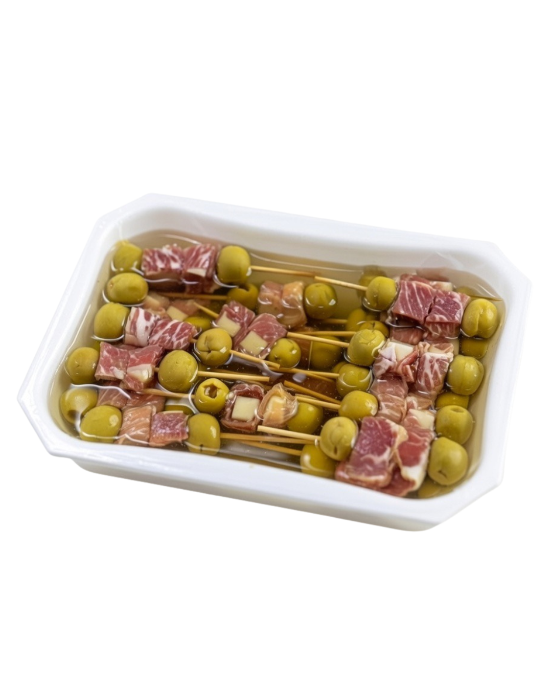 TARRINA 24 GILDAS DE LOMO IBÉRICO Y QUESO